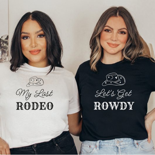 Junggeselinnen-Abschied der letzten Rodeo-Braut T-Shirt