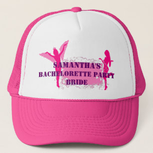 Junggeselinnen-Abschied der rosa Braut Truckerkappe
