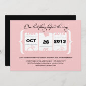 Junggeselinnen-Abschied der Slotmaschine in Vegas Einladung (Vorne/Hinten)