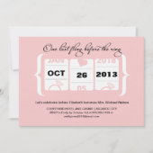 Junggeselinnen-Abschied der Slotmaschine in Vegas Einladung (Vorderseite)