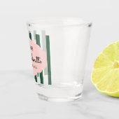 Junggeselinnen-Abschied der Truppen Beverly Hills Schnapsglas (Rechts)