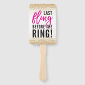 JUNGGESELINNEN-ABSCHIED, der zuletzt vor dem Ring  Fächer (Vorderseite)