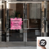 Junggeselinnen-Abschied des Fortschrittswagens Fensteraufkleber (Büro Tür)