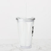 Junggeselinnen-Abschied des Kollegiums Acryltrinkbecher (Rechts)