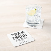 Junggeselinnen-Abschied des Kollegiums Rechteckiger Pappuntersetzer (Vor Ort)