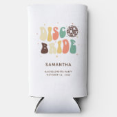 Junggeselinnen-Abschied Disco Bridge Name Retro Cu Selters Dosenkühler (Vorderseite)