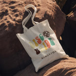 Junggeselinnen-Abschied Disco Bridge Personalisier Tragetasche<br><div class="desc">Bachelorette Disco Bride Tote Tasche können Sie leicht anpassen für Ihr Wochenende des Vergnügens mit den Mädchen vor dem Gelöbnis</div>