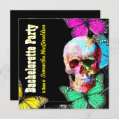 Junggeselinnen-Abschied Einladung (Vorne/Hinten)