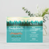 Junggeselinnen-Abschied Einladung (Stehend Vorderseite)