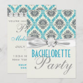 Junggeselinnen-Abschied Einladung (Vorne/Hinten)