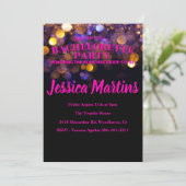 Junggeselinnen-Abschied Einladung (Stehend Vorderseite)