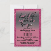 Junggeselinnen-Abschied Einladung (Vorderseite)