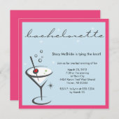 Junggeselinnen-Abschied Einladung (Vorne/Hinten)