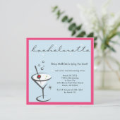 Junggeselinnen-Abschied Einladung (Stehend Vorderseite)