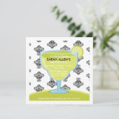 Junggeselinnen-Abschied Einladung (Stehend Vorderseite)