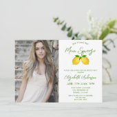 Junggeselinnen-Abschied Einladung (Stehend Vorderseite)