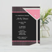 Junggeselinnen-Abschied Einladung (Stehend Vorderseite)