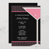 Junggeselinnen-Abschied Einladung (Vorne/Hinten)