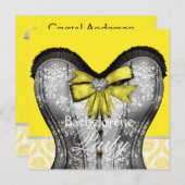 Junggeselinnen-Abschied Einladung (Vorne/Hinten)