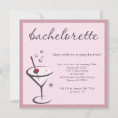 Junggeselinnen-Abschied Einladung (Vorderseite)