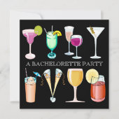 Junggeselinnen-Abschied Einladung (Vorderseite)