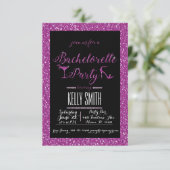 Junggeselinnen-Abschied Einladung (Stehend Vorderseite)