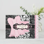 Junggeselinnen-Abschied Einladung (Stehend Vorderseite)