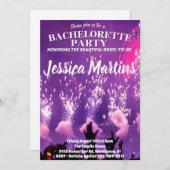 Junggeselinnen-Abschied Einladung (Vorne/Hinten)