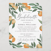 Junggeselinnen-Abschied Einladung (Vorne/Hinten)