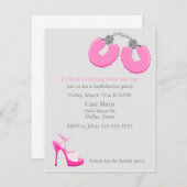 Junggeselinnen-Abschied Einladung (Vorne/Hinten)