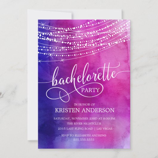 Junggeselinnen-Abschied-Einladung Einladung (Vorderseite)