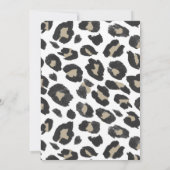 JUNGGESELINNEN-ABSCHIED-EINLADUNG // LEOPARD-DRUCK EINLADUNG (Rückseite)