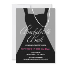 Junggeselinnen-Abschied Einladungen, kleines schwa