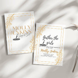 Junggeselinnen-Abschied-Einladungskarte zum Kochen Feiertagskarte