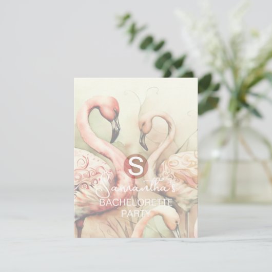 Junggeselinnen-Abschied-Ereignis QR-Antwortkarte RSVP Karte (Stehend Vorderseite)