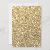 JUNGGESELINNEN-ABSCHIED ERSUCHT Glattgold Rosa Gli Einladung (Rückseite)