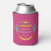 Junggeselinnen-Abschied Favor Fiesta Can Cooler Dosenkühler (Kanne Rückseite)
