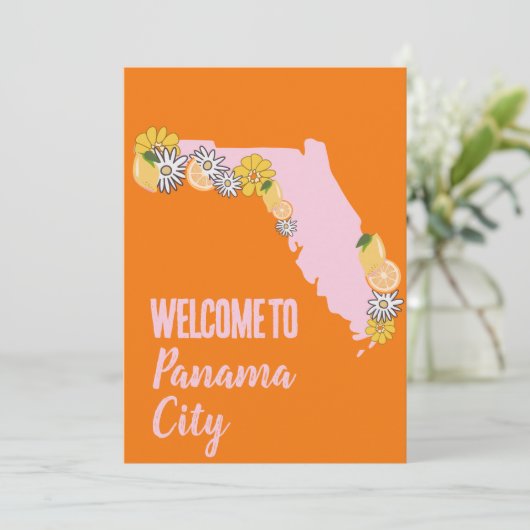 Junggeselinnen-Abschied Florida Einladung (Stehend Vorderseite)