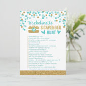 Junggeselinnen-Abschied Foto Scavenger Jagdspiel (Stehend Vorderseite)