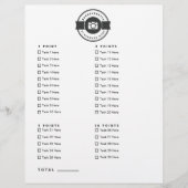 Junggeselinnen-Abschied Foto Scavenger Jagdspiel (Vorderseite)