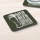 Junggeselinnen-Abschied Funny Beer Getränkeuntersetzer (Linke Seite)