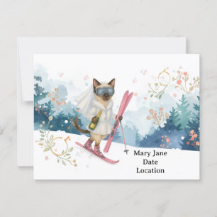 Junggeselinnen-Abschied für Katzenliebhaber Postkarte