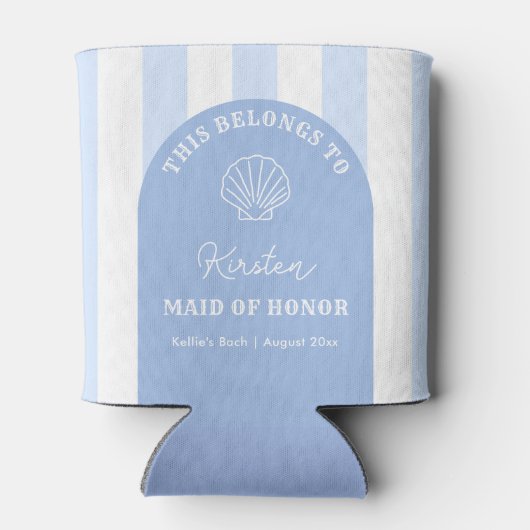 Junggeselinnen-Abschied für klassische Coastal-Ind Dosenkühler (Rückseite)