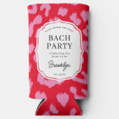 Junggeselinnen-Abschied für Rot und Rosa Selters Dosenkühler (Vorderseite)