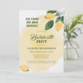 Junggeselinnen-Abschied für Wasserfarbenlampen Einladung (Stehend Vorderseite)
