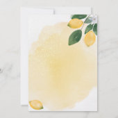 Junggeselinnen-Abschied für Wasserfarbenlampen Einladung (Rückseite)