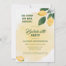 Junggeselinnen-Abschied für Wasserfarbenlampen Einladung