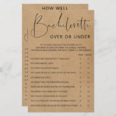 Junggeselinnen-Abschied Games - Doppelseitig (Vorne/Hinten)