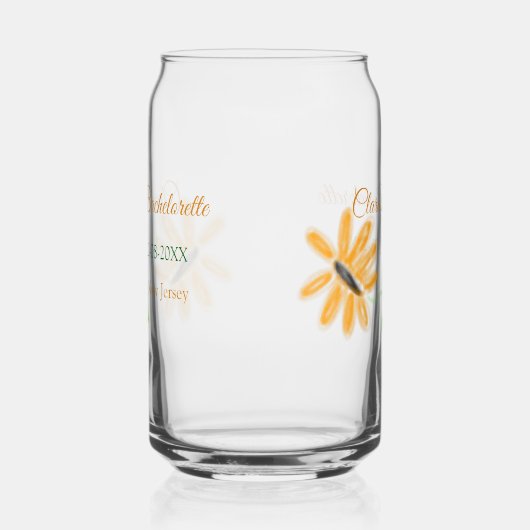 Junggeselinnen-Abschied geben Datum der Sonnenblum Dosenglas (Rechts)