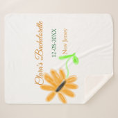 Junggeselinnen-Abschied geben Datum der Sonnenblum Sherpadecke (Vorderseite (Horizontal))